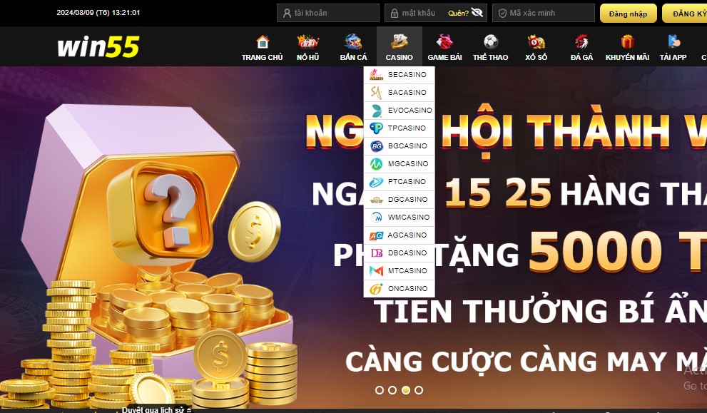 Bí quyết chiến thắng tại casino online Win55